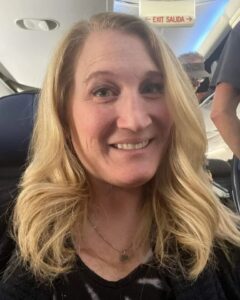 Nicole Scoubes on her way to represent Living LFS at Rare Disease Week on Capitol Hill 2023